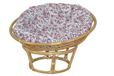 moebel direkt online Papasansessel, Durchmesser 110 cm Sessel mit Kissen