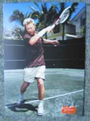 Deutsche Tennislegende Boris Becker - Autogramm!