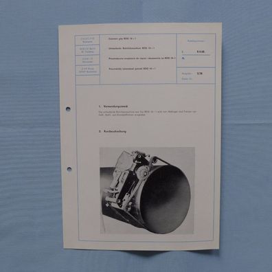 DDR Datenblatt Kurzbeschreibung Umlaufende Rohrfräsmaschine RDG 18 - 1