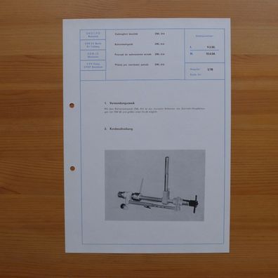 DDR Datenblatt Rohranbohrgerät ZWL 014