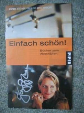 Schriftstellerin Gaby Hauptmann - handsigniert!!!