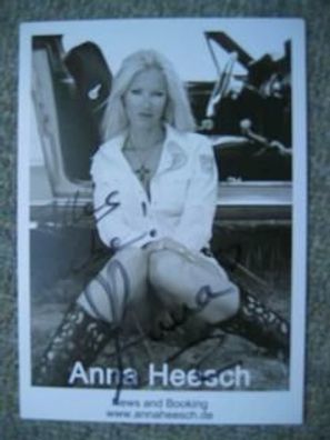 Sexy Fernsehmoderatorin Anna Heesch - handsigniertes Autogramm!!!