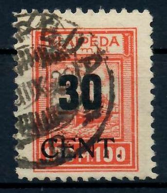 MEMEL 1923 Nr 196 gestempelt gepr. X7B2446