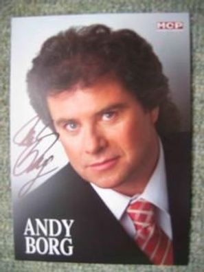 Musikantenstadl Schlagerstar Andy Borg - handsigniertes Autogramm!!!