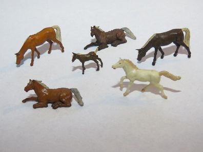 Preiser 150 - 14150 - 6 Pferde - HO - 1:87 - Nr. 14