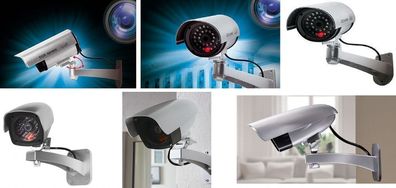 Sicherheit Kameraattrappe Außenbereich Überwachungskamera Attrappe Kamera. NEU & OVP