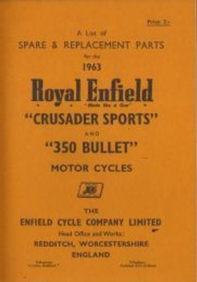 Eratzteile-Liste Royal Enfield
