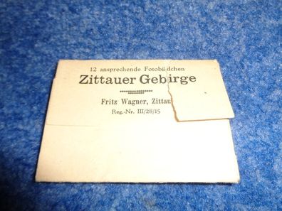 12 ansprechende Fotobildchen- Zittauer Gebirge - Fritz Wagner Zittau