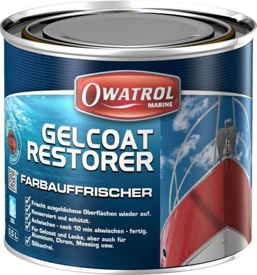 Gelcoat Restorer 0,5 l 31,80€/ l Owatrol Farb Auffrischer Schutz GFK Kunststoff