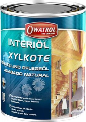 Interiöl 1 Liter Owatrol transparentes Innenöl Pflege Öl Holz Möbel