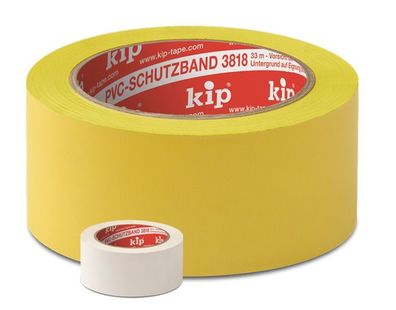 KIP PVC Klebeband Schutzband Abklebeband Putzer Malerband gerillt 50 mm (33 m)