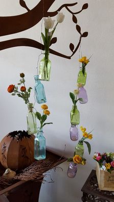 Flaschenhänger Dekohänger Gläser / Flaschen 90 cm zum Hängen und dekorieren