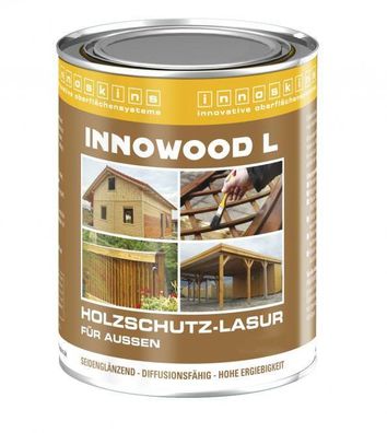 Innowood L 0,75l 13,2€/ l transparent Innoskins Holzschutz Basis Wetterschutz