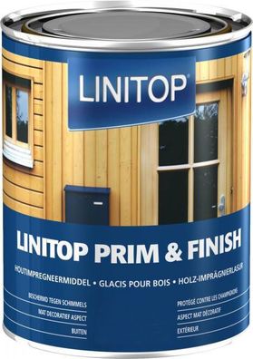 Linitop Prim farblos 5l 16,58?/ l Holz Imprägnierung Lasur Außenbereich Holzlasur