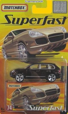 Spielzeugauto Matchbox 2005* Porsche Cayenne Turbo Superfast