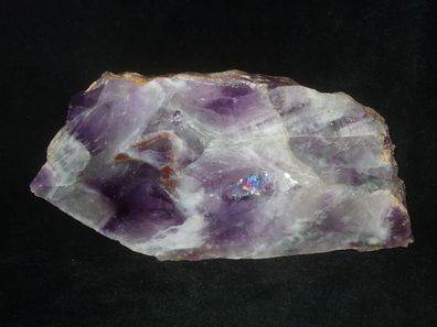 Amethyst-Quarz (Sambia) Anschliff -Mineralien-Edelsteine-Heilsteine-Anschliffe-