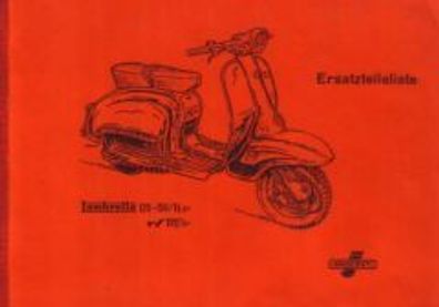 Ersatzteilliste Lambretta Motorroller, 125/ 150 li/ II und 175 TV/ II, Oldtimer
