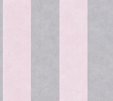 Vliestapete Streifen rosa grau 32990-3 AS Creation