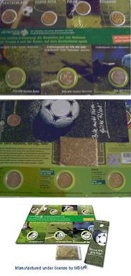 7 offizielle Medaillensammlung der FIFA Fussball-Weltmeisterschaft WM 2006. Neu & OVP