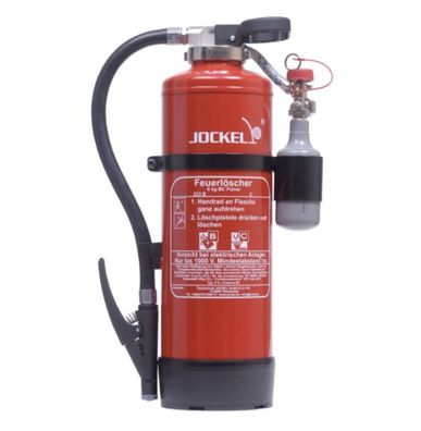 6kg Jockel BC Pulver Feuerlöscher für flüssige und feste Stoffe P6JK Externa BC