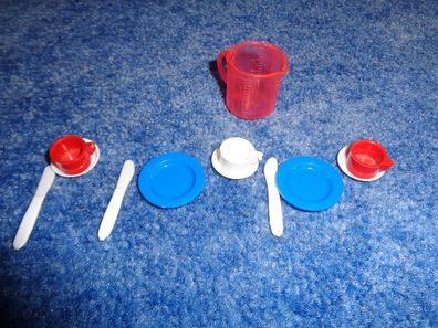 Puppenstubenzubehör-diverses Geschirr-Plaste-Utensil für die Puppenstube