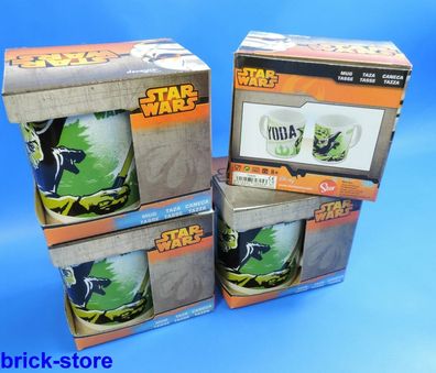 Stor Disney yoda Star Wars / Tasse / Porzellantasse im Geschenk Set / 4 Stück
