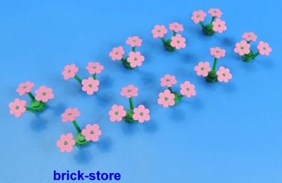 LEGO® rosa Blumen / Pflanzen / 10 Stück
