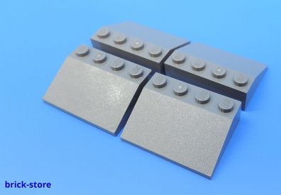 LEGO® Nr- 4261715 / 3x4 / 25° Dachstein dunkelgrau / 4 Stück