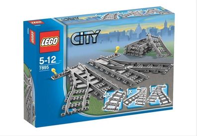 LEGO® Eisenbahn Set (7895) Weichen links und rechts (7897/7898/7938/7939/3677