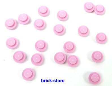 LEGO® rosa / 1x1 x0.33 runde Platten / Rundsteine / 20 Stück