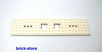 LEGO® 6x24 / weiße / Eisenbahn Zug / Lok / Waggon Platte (7898,7938,3677,7939)