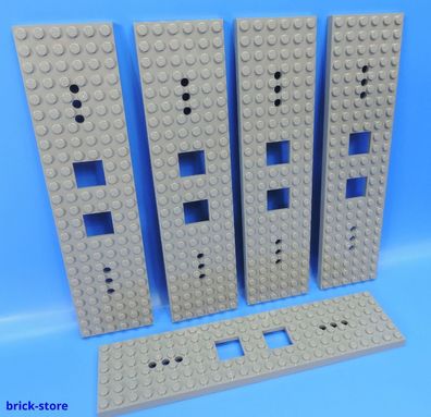LEGO® Nr- 6077826 / 6x24 Eisenbahn Waggon Platte dunkelgrau / 5 Stück