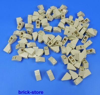 LEGO® 1x2 Dachstein beige / 100 Stück