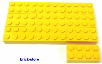 LEGO® 10 STÜCK / gelbe 2x4 Grundbausteine / Bricks / Bausteine