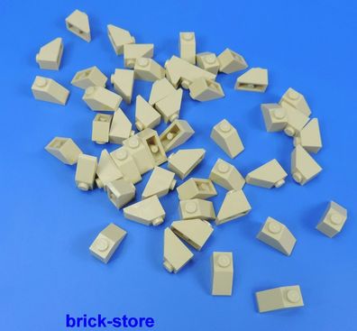 LEGO® 1x2 Dachstein beige / 50 Stück