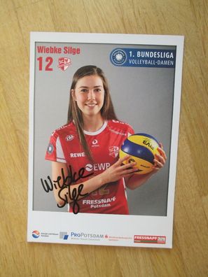 Volleyball Bundesliga SC Potsdam Wiebke Silge - handsigniertes Autogramm!!!