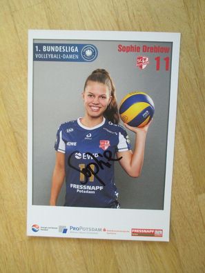 Volleyball Bundesliga SC Potsdam Sophie Dreblow - handsigniertes Autogramm!!!