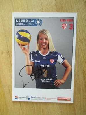 Volleyball Bundesliga SC Potsdam Lisa Rühl - handsigniertes Autogramm!!!