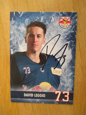 Eishockey Bundesliga EHC Red Bull München David Leggio - hands. Autogramm!!!