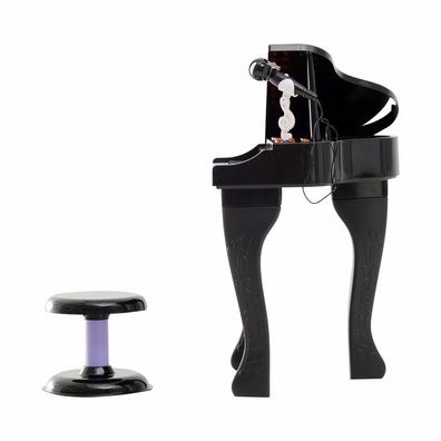 Homcom® Kinder Klavier Mini-Klavier Piano Keyboard Musikinstrument MP3 USB Schwarz