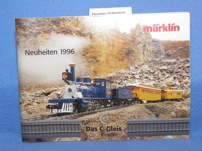 Märklin 1996 - Das C-Gleis mit Insiderpostkarte - Katalog