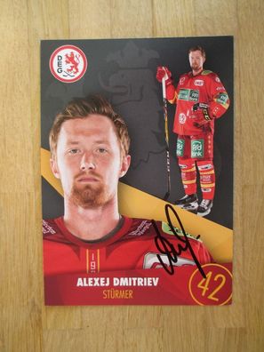Eishockey Bundesliga DEG Düsseldorfer EG Alexej Dmitriev - hands. Autogramm!!!