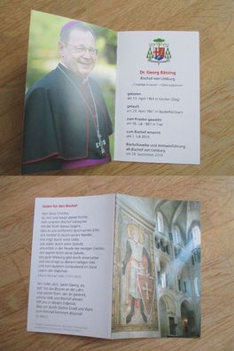 Bischof von Limburg Dr. Georg Bätzing - Gebetskarte!!!