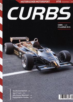 Curbs Nr. 16 - Historischer Motorsport, Lotus F1 91/5, Alfa Montreal, Richie Ginther,
