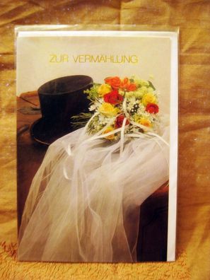 1Glückwunschkarte : Zur Hochzeit Nr 27