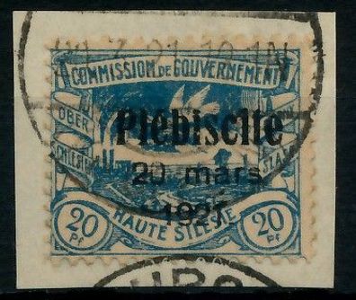 ABSTG Oberschlesien Nr 32 gestempelt gepr. X7B7BB6