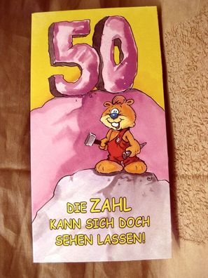 1Glückwunschkarte : Zum Geburtstag Nr 82