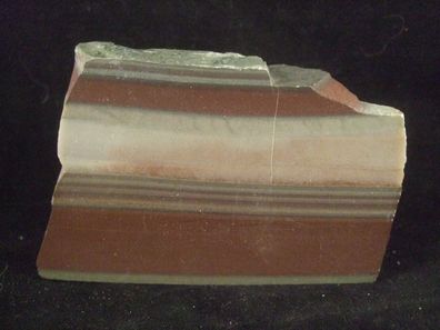 Bänderkalkstein Elbingerrode Anschliff -Mineralien-Edelsteine-Anschliffe-Heilsteine-