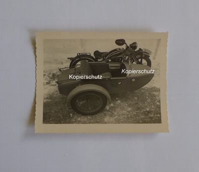 Foto mit Stempel Royal Seitenwagen München Motorrad IIA - 11301 BMW R11 / R16