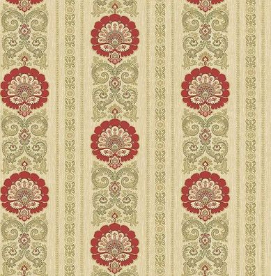 Tapete, Designtapete, Borten, Ornamente, Ranken, Camel, Beige, Rost, Pink, Oliv